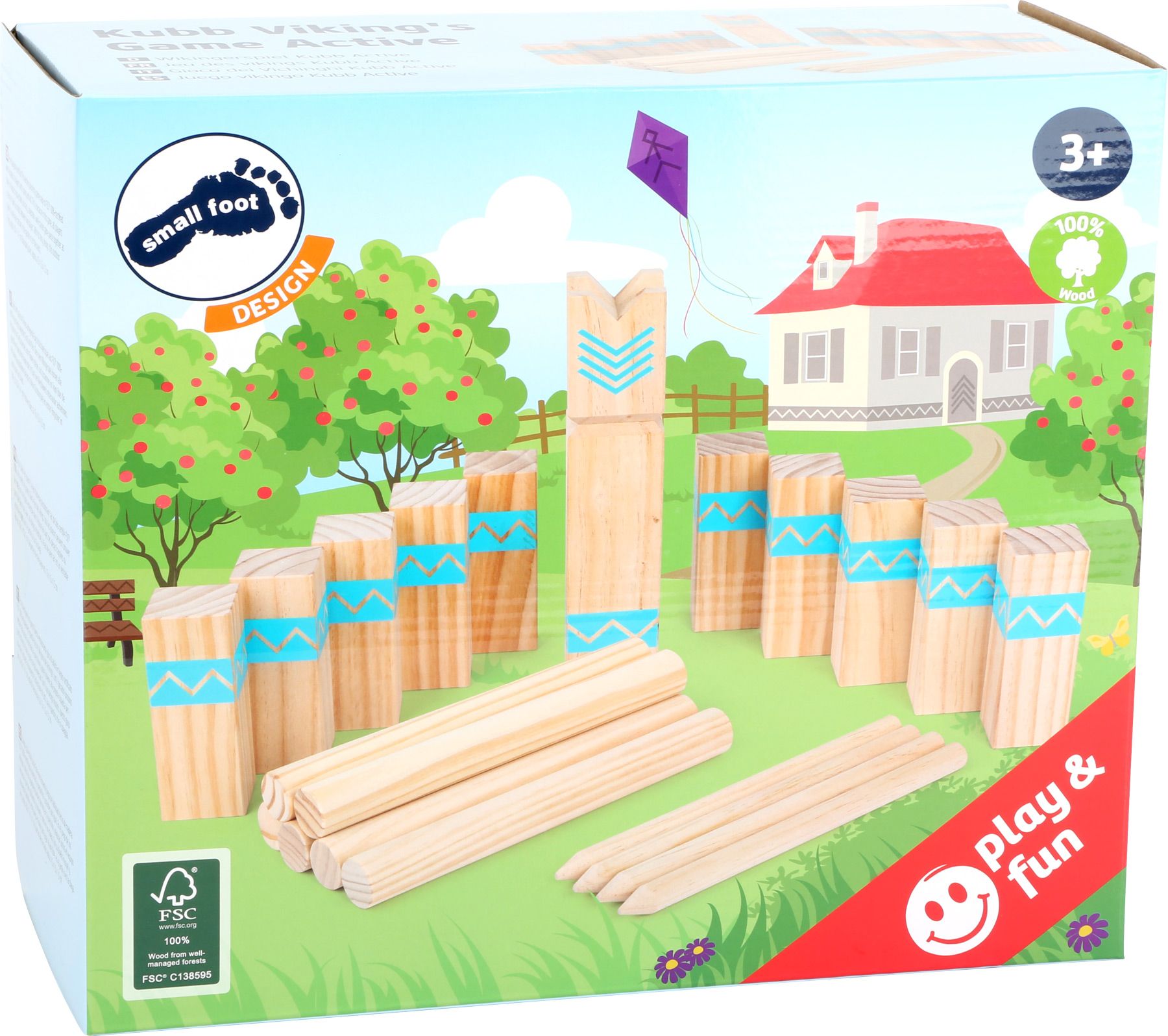 Legler Small Foot Vikingské kostky Kubb - obrázek 3