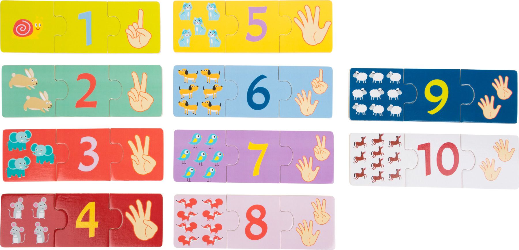 Legler Small Foot Dřevěné puzzle Počítání - obrázek 4