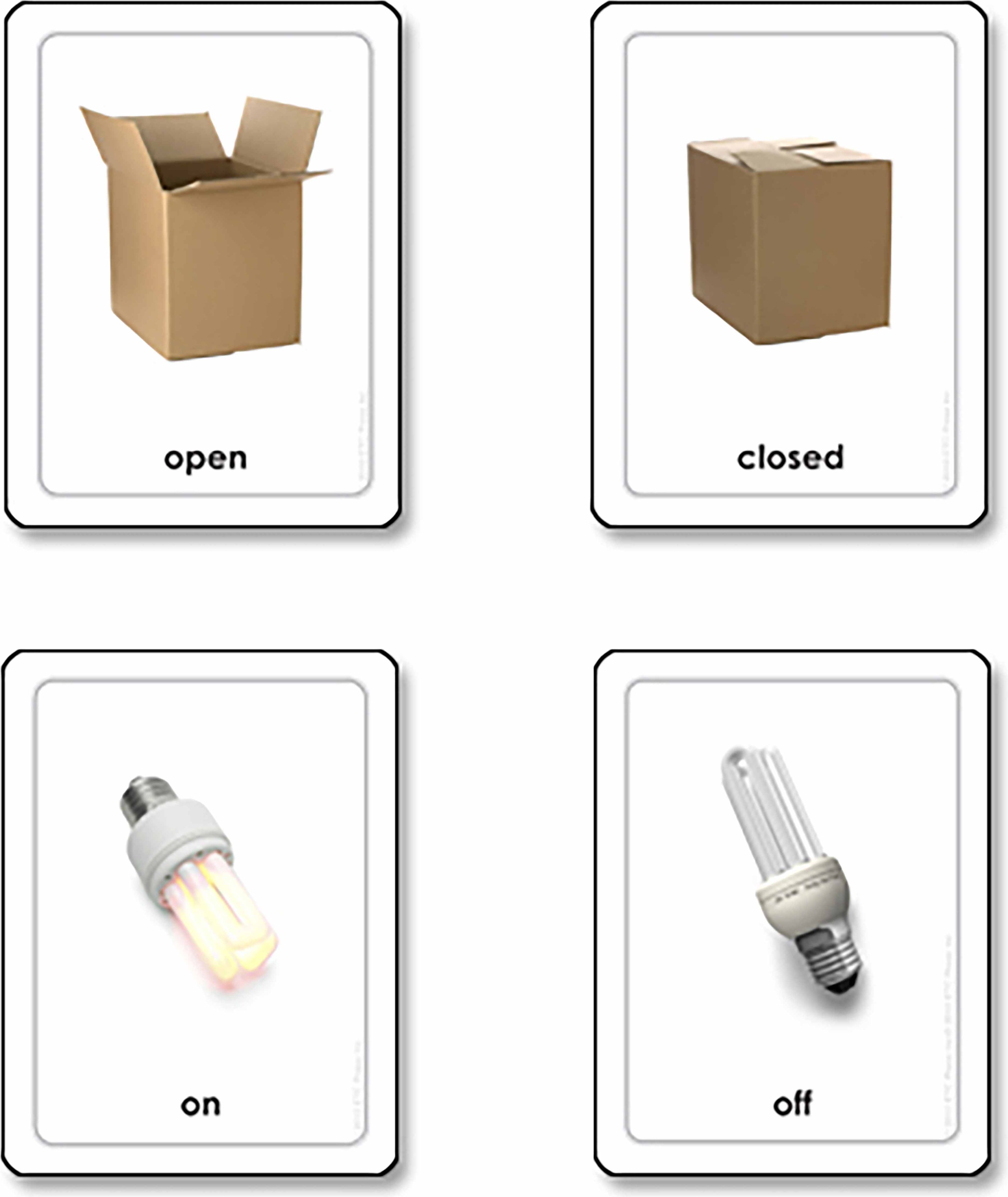Nienhuis Montessori Opposites Matching Cards - obrázek 1