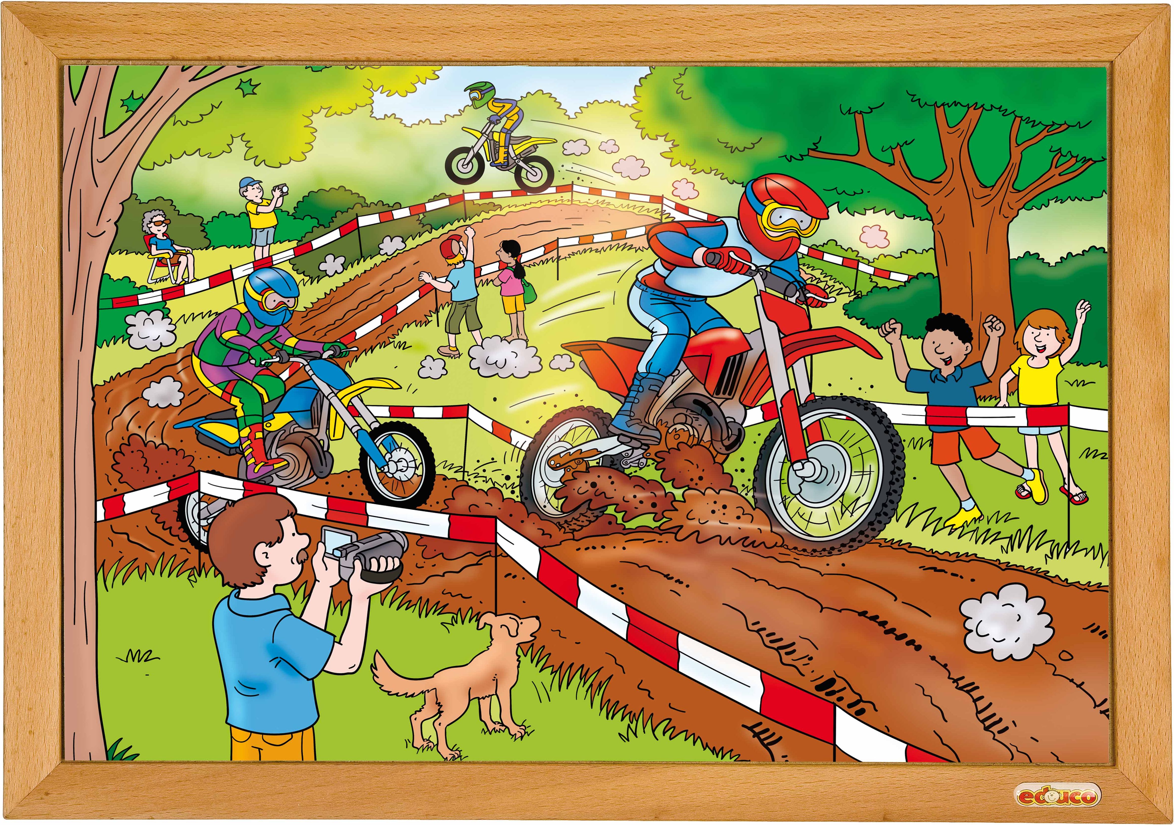 Educo E523303 Power puzzle - motocross AR - obrázek 4