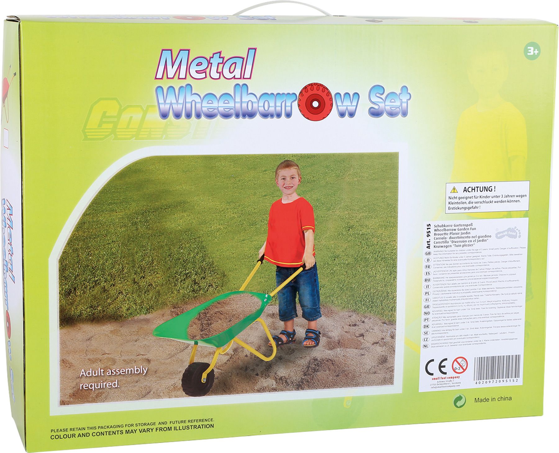 Legler Small Foot Zahradní kolečka zelená - obrázek 2