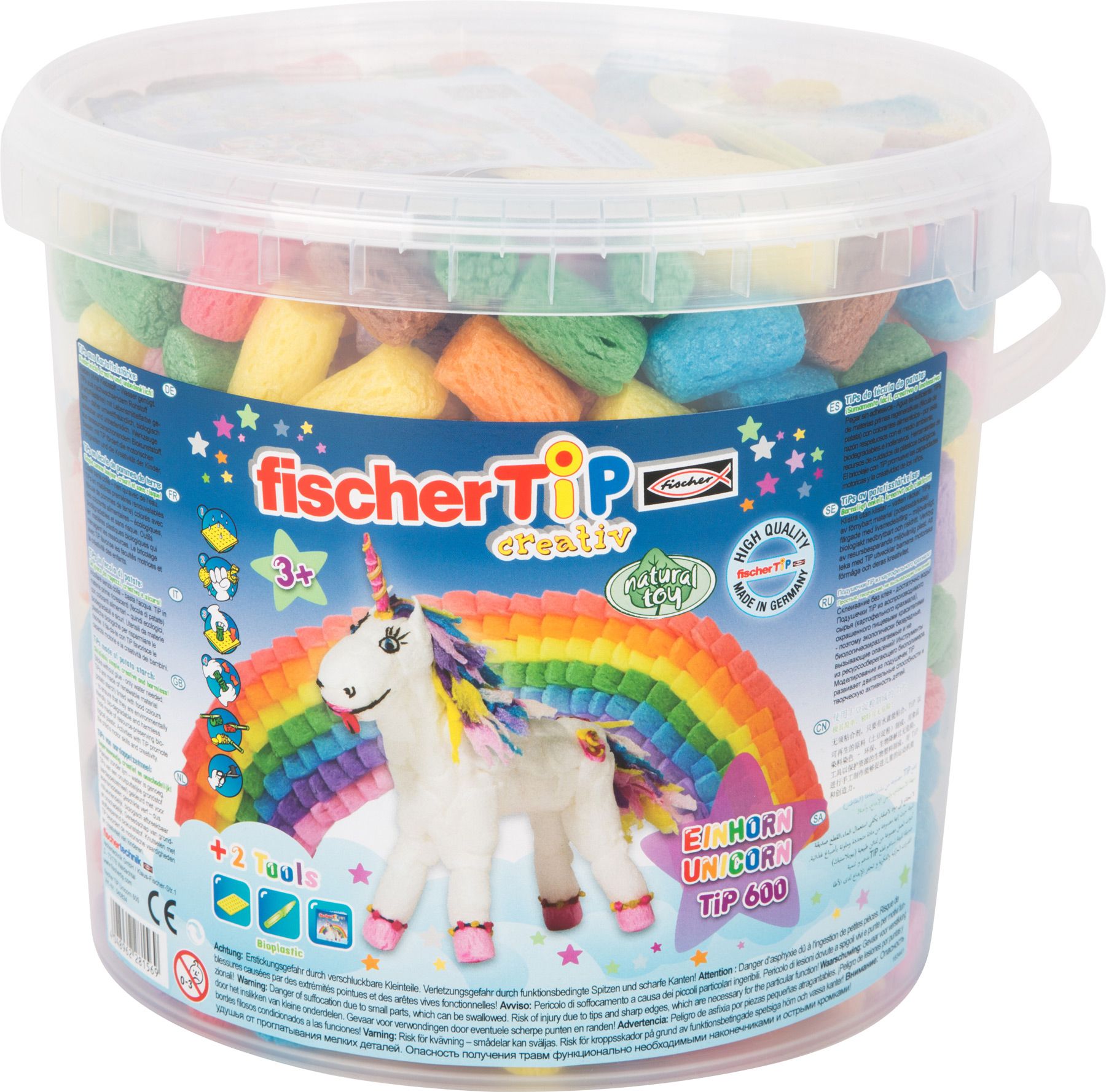 Legler Small Foot Kreativní tvoření FischerTip jednorožec Unicorn - obrázek 2