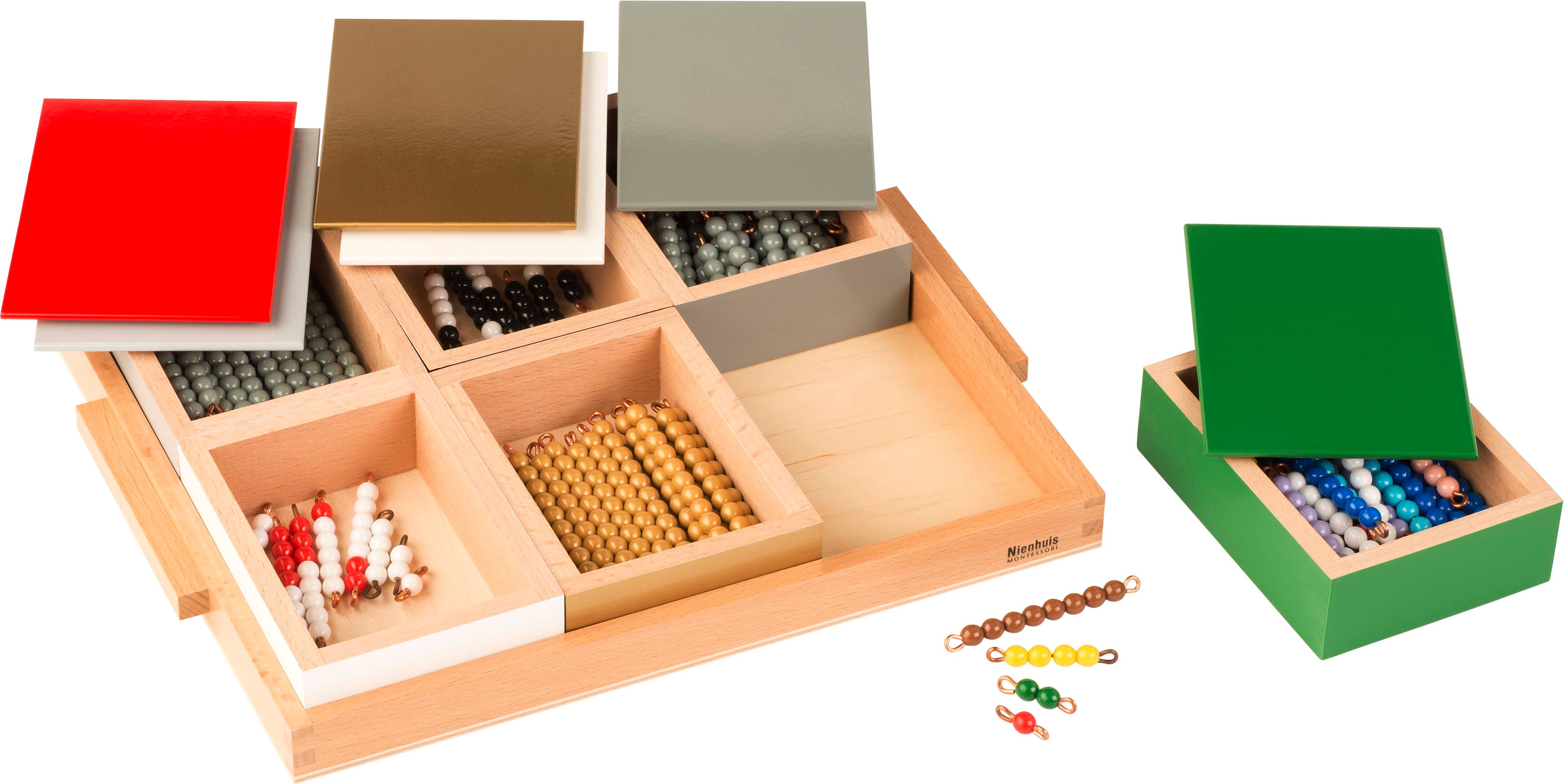 Nienhuis Montessori Elementary Negative Snake Game: Individual Beads Nylon - obrázek 1