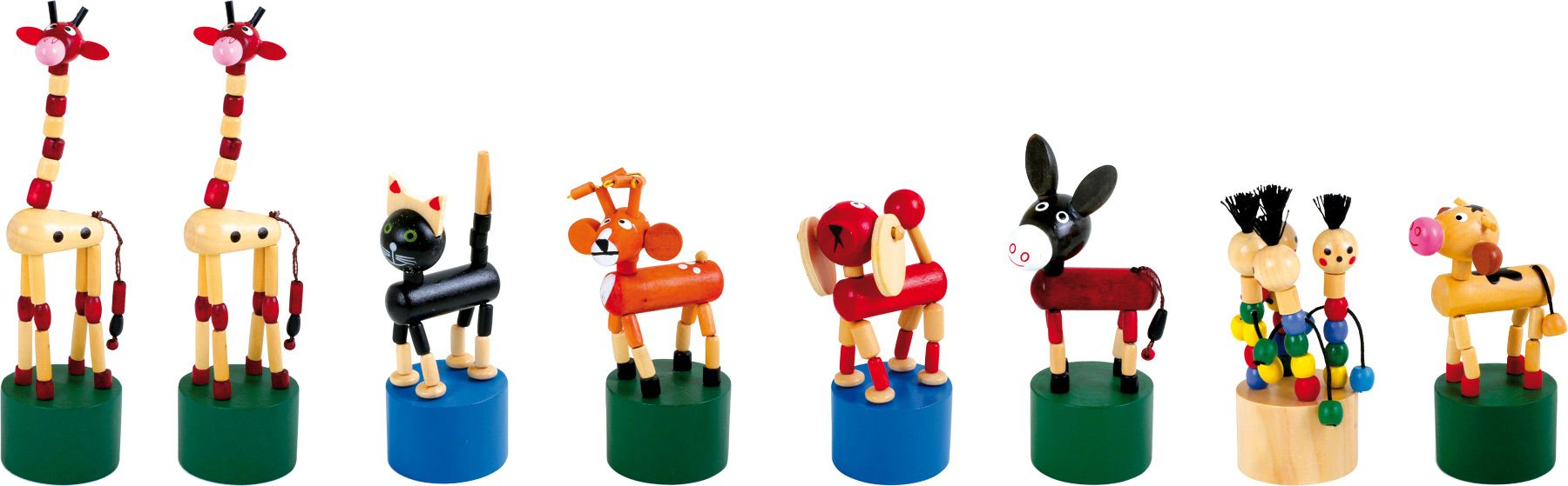 Legler Small Foot  Mačkací figurky zvířátka 8 ks - obrázek 1