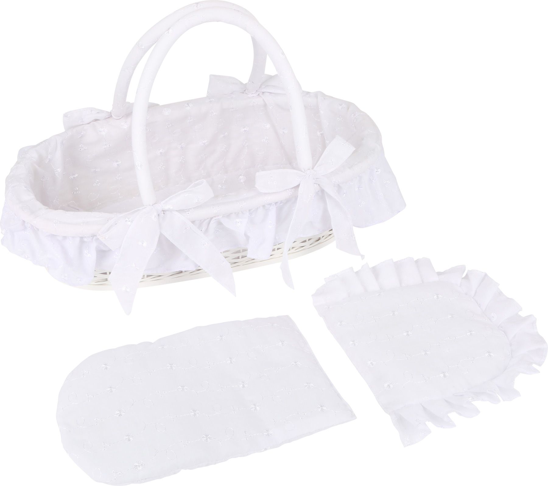 Legler Small Foot Nosítko pro panenky Bassinet bílá - obrázek 2