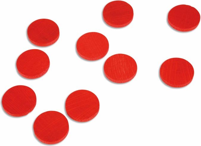 Nienhuis Montessori Counters Varianta: Red (100) - obrázek 1