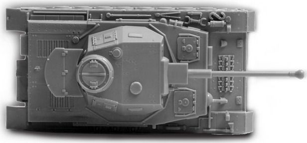 ZVEZDA Wargames (WWII) tank 6251 - Panzer IV Ausf.H (1:100) - obrázek 3