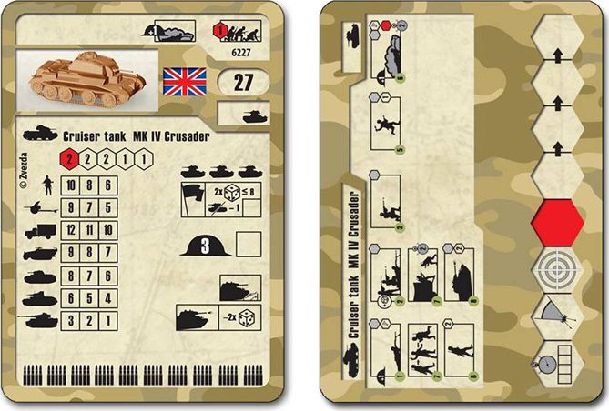ZVEZDA Wargames (WWII) tank Z6227 - British Tank MK IV Cruiser (1:100) - obrázek 7