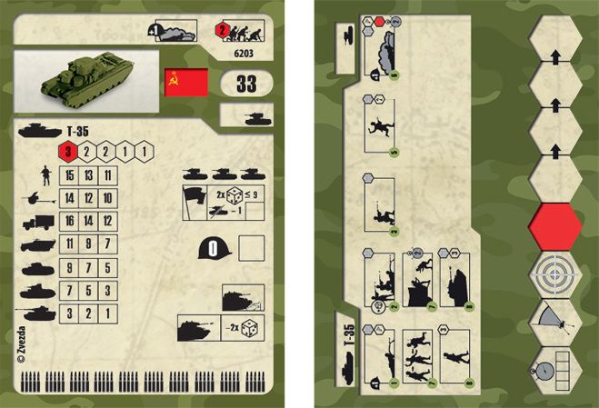ZVEZDA Wargames (WWII) tank 6203 - Soviet Tank T-35 (1:100) - obrázek 5