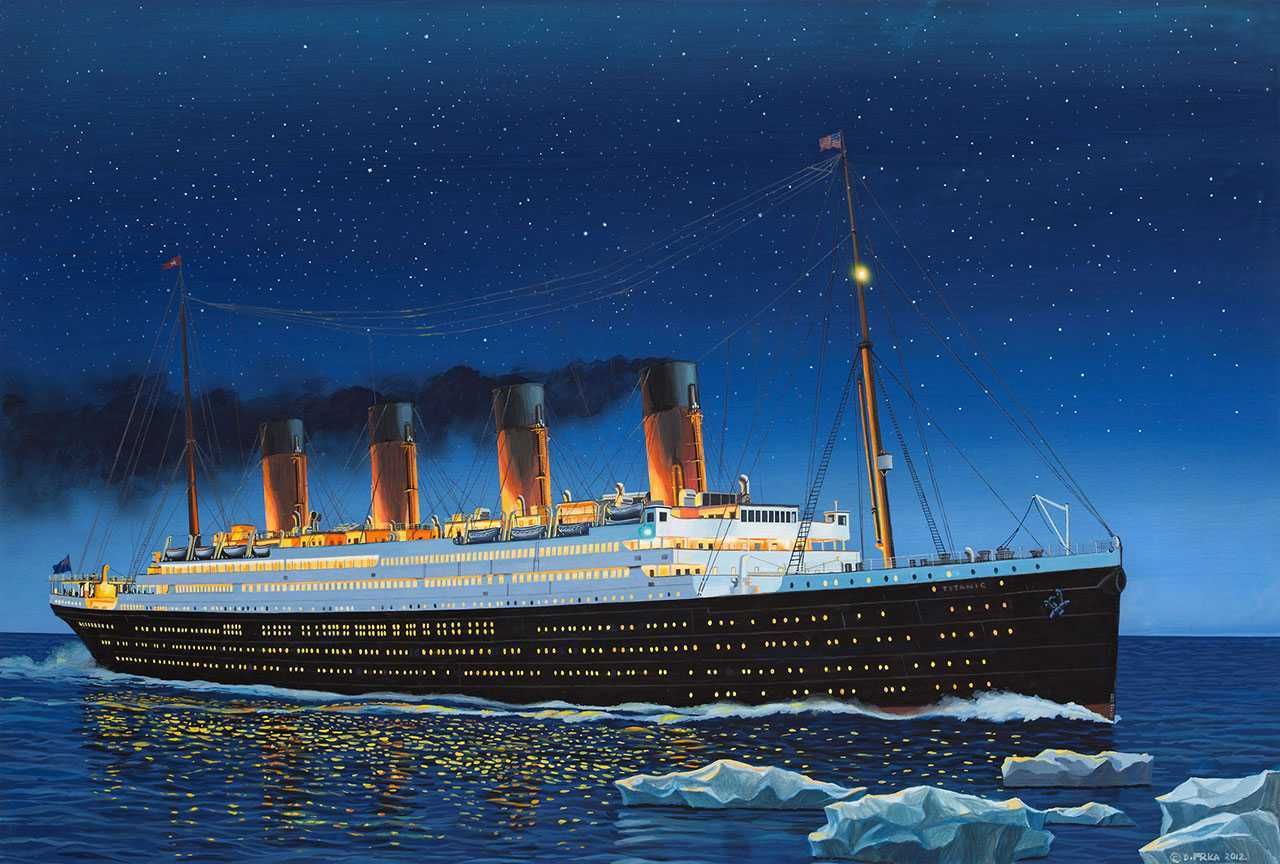 REVELL Plastic ModelKit loď 05210 - R.M.S. TITANIC (1:700) - obrázek 7