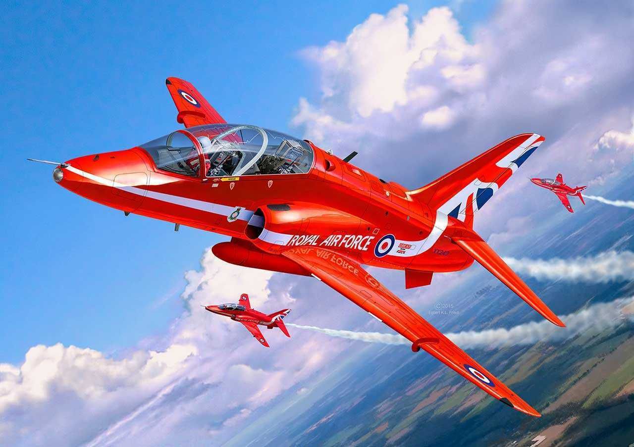 REVELL Plastic ModelKit letadlo 04921 - BAe Hawk T.1 Red Arrows (1:72) - obrázek 7