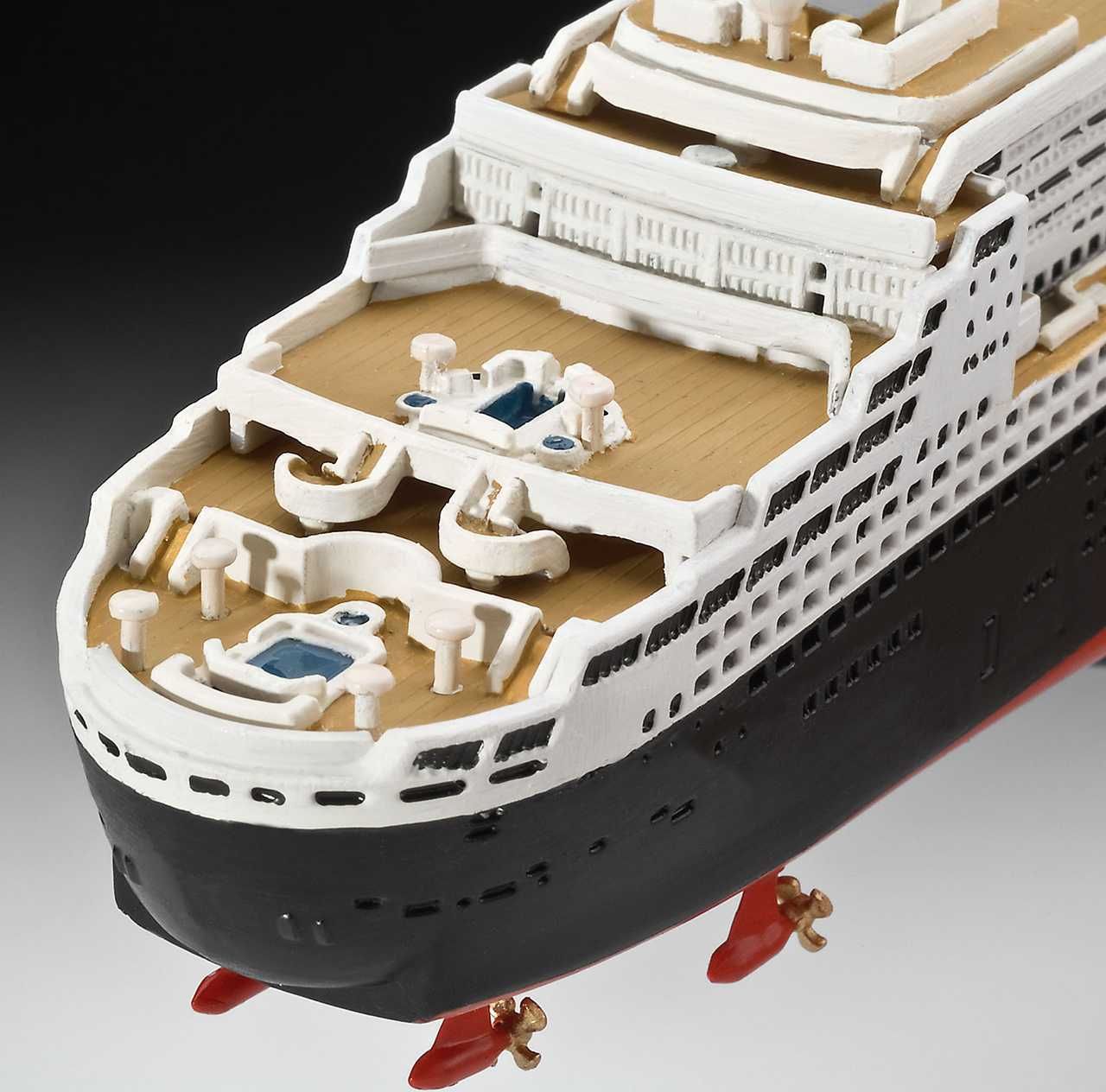 REVELL Plastic ModelKit loď 05808 - Queen Mary 2 (1:1200) - obrázek 5