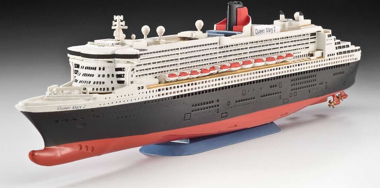 REVELL Plastic ModelKit loď 05808 - Queen Mary 2 (1:1200) - obrázek 9