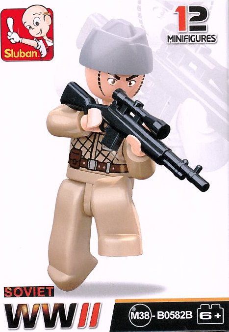 Sluban Figurka M38-B0582 WWII - 1ks A - obrázek 1