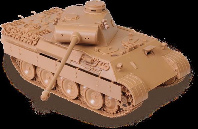 ZVEZDA Model Kit tank 3678 - Panther Ausf.D (1:35) - obrázek 2