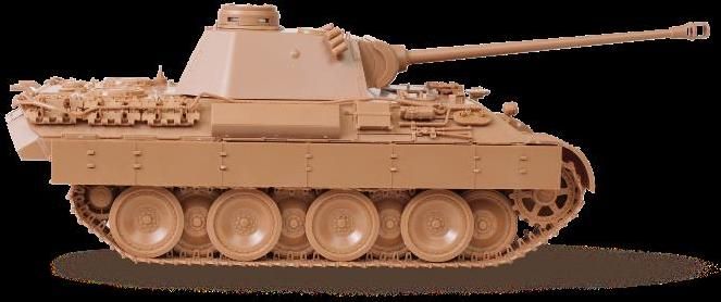 ZVEZDA Model Kit tank 3678 - Panther Ausf.D (1:35) - obrázek 3