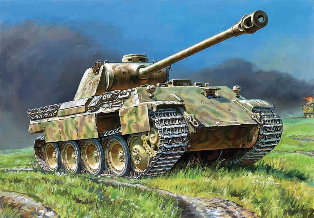 ZVEZDA Model Kit tank 3678 - Panther Ausf.D (1:35) - obrázek 6