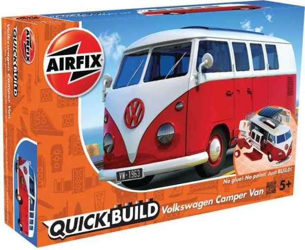 AIRFIX Quick Build auto J6017 - VW Camper Van - obrázek 1