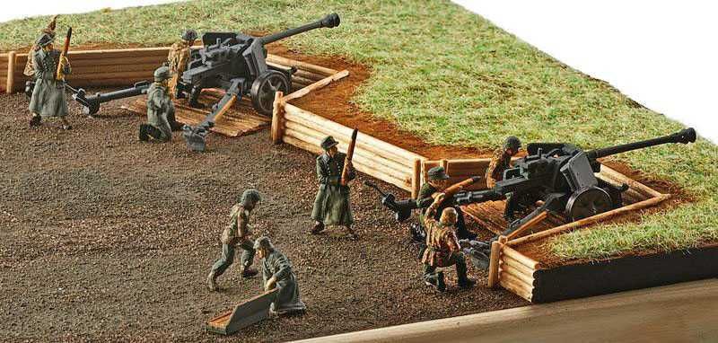 REVELL Plastic ModelKit military 02531 - German 7,5 cm PaK40 & soldiers (1:72) - obrázek 4