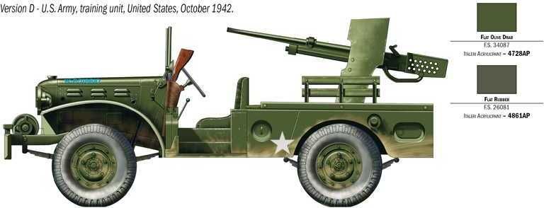 ITALERI Model Kit military 6555 - M6 GUN MOTOR CARRIAGE WC-55 (1:35) - obrázek 5