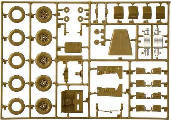 ITALERI Model Kit military 6555 - M6 GUN MOTOR CARRIAGE WC-55 (1:35) - obrázek 8