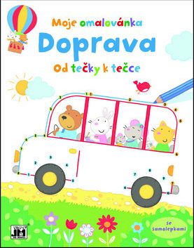Moje omalovánka Doprava - od tečky k tečce - obrázek 1