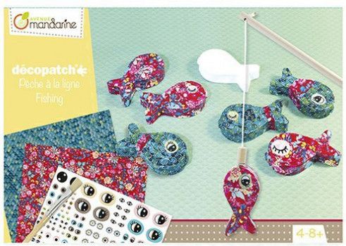 Kreativní set - decoupage - rybičky - obrázek 1