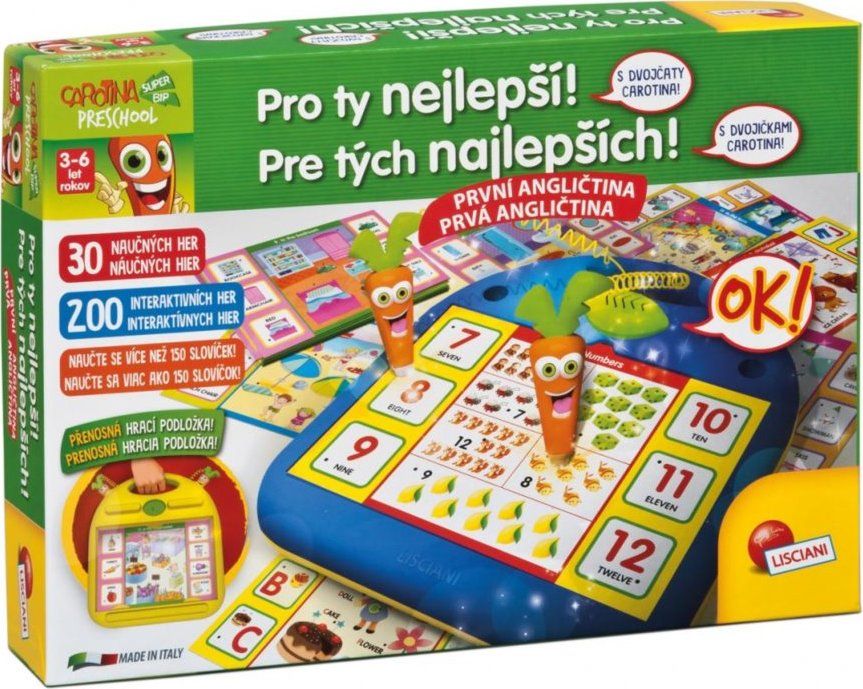 Interaktivní hra LISCIANI, Carotina Pro ty nejlepší: První angličtina - obrázek 1