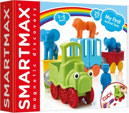 Smartmax - Můj první vláček se zvířátky - 25 ks - obrázek 1