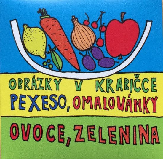 Pexeso - omalovánky - ovoce a zelenina - obrázek 1