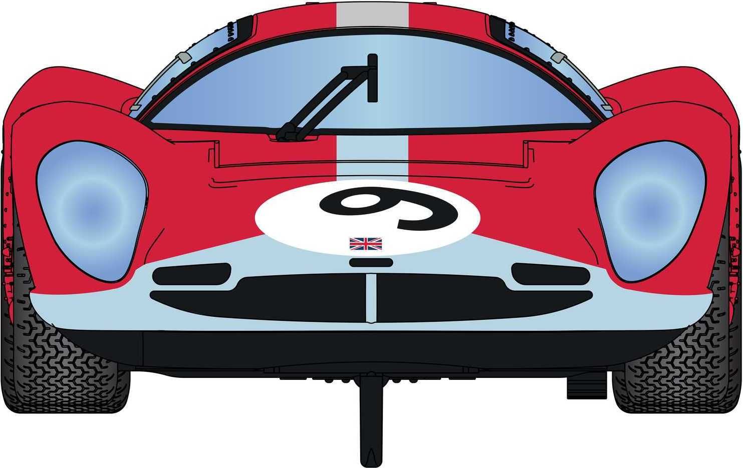 Autíčko GT SCALEXTRIC C3946 - 412P Daytona 1967 (1:32) - obrázek 3