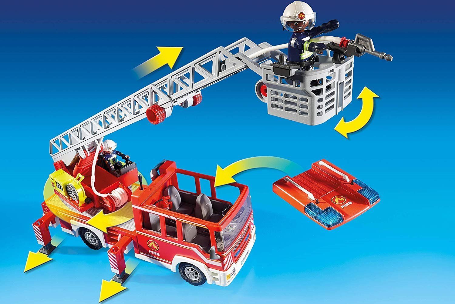 PLAYMOBIL Hasičské auto se žebříkem 9463 - obrázek 2