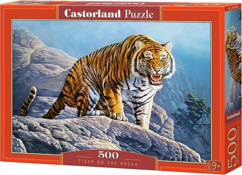 CASTORLAND Puzzle Tygr na skále 500 dílků - obrázek 2