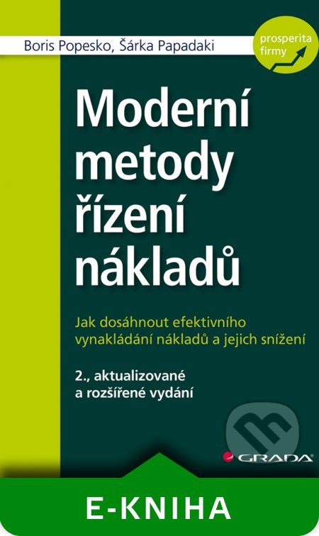 Moderní metody řízení nákladů - Boris Popesko, Šárka Papadaki - obrázek 1