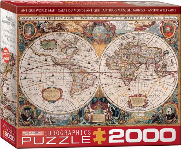 Starověká mapa světa 2000 - obrázek 1