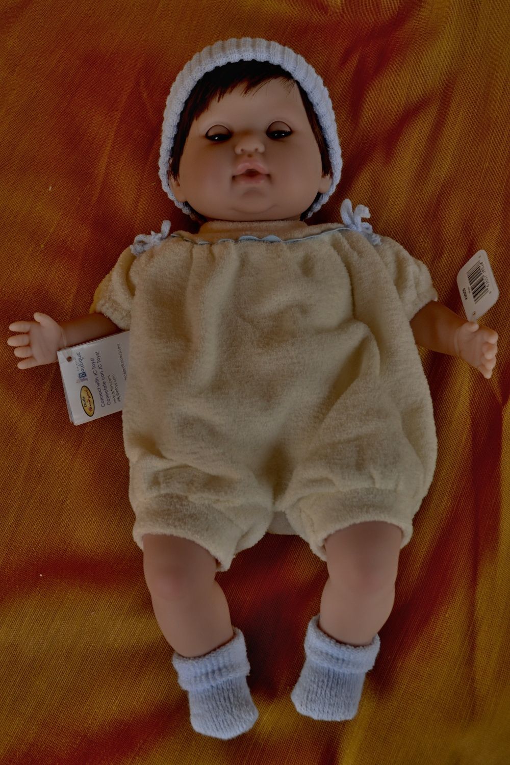 Berenguer, JC Toys, miminko, mrkací, noni, holčička, španělské, zdarma, realistické, 30020, panenka, 38, cm, ze španělska - obrázek 3