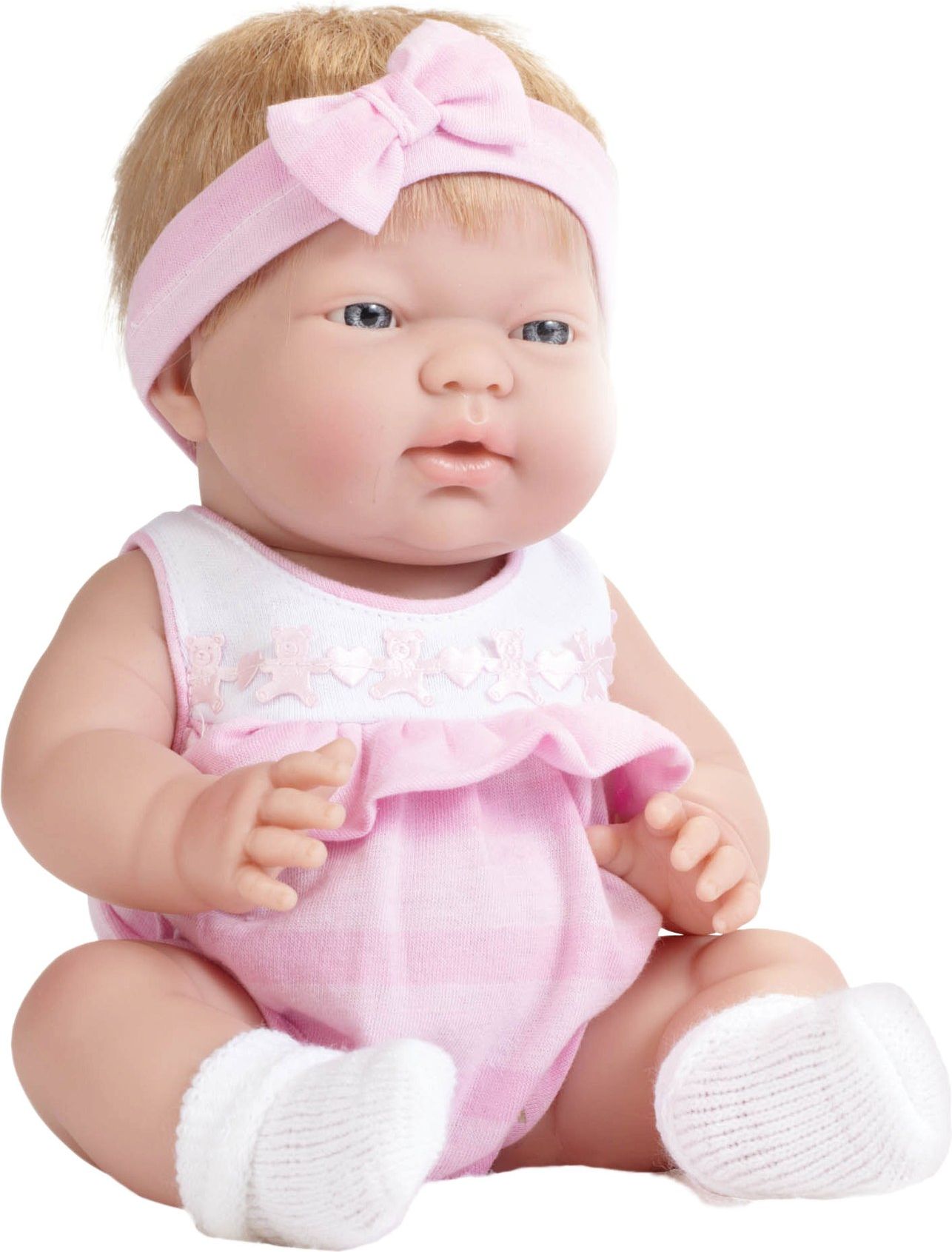 Realistická panenka blonďatá Ani od firmy Berenguer ze Španělska - obrázek 1