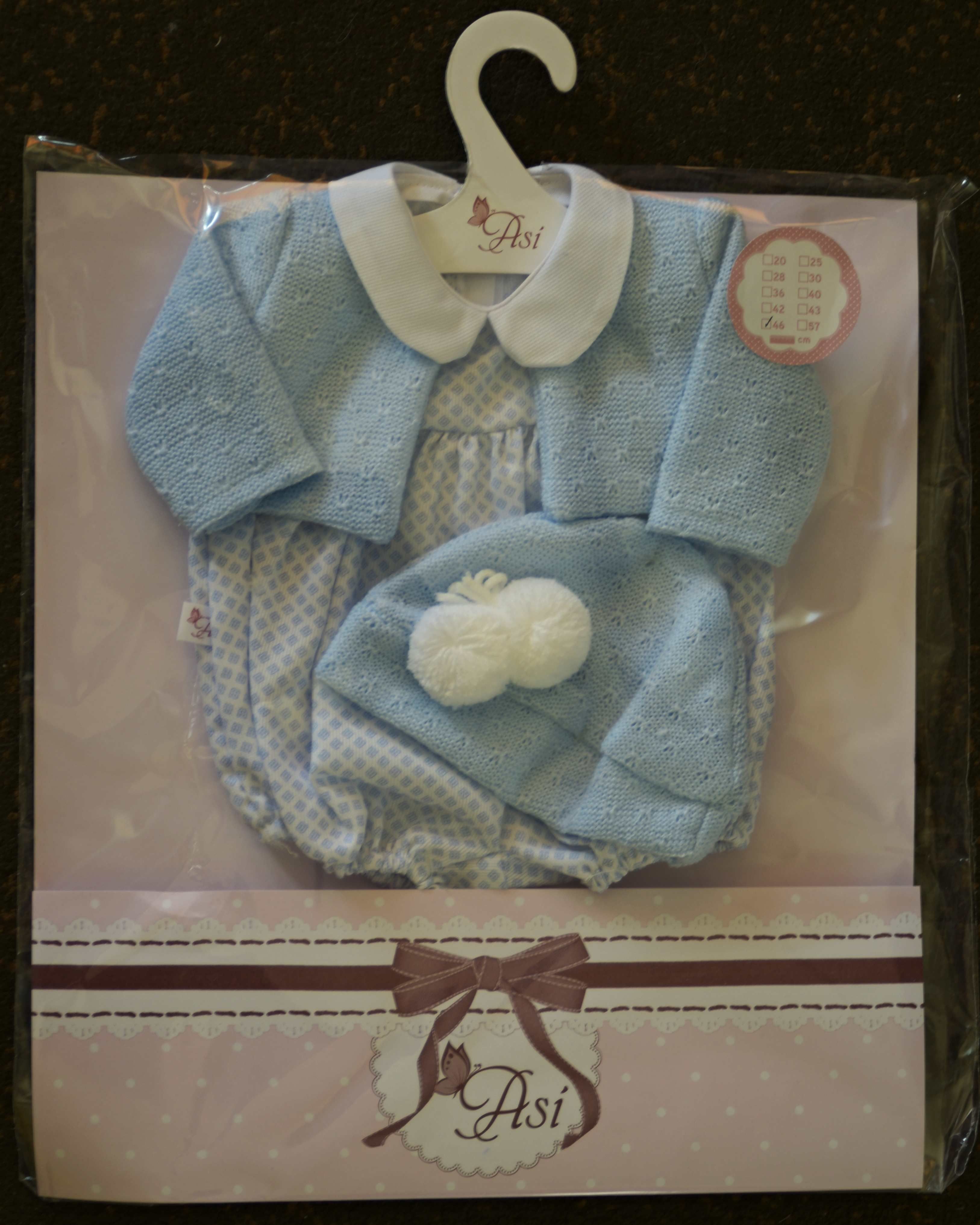 Obleček na miminko-chlapečka Lea v modrém bolerku - obrázek 1