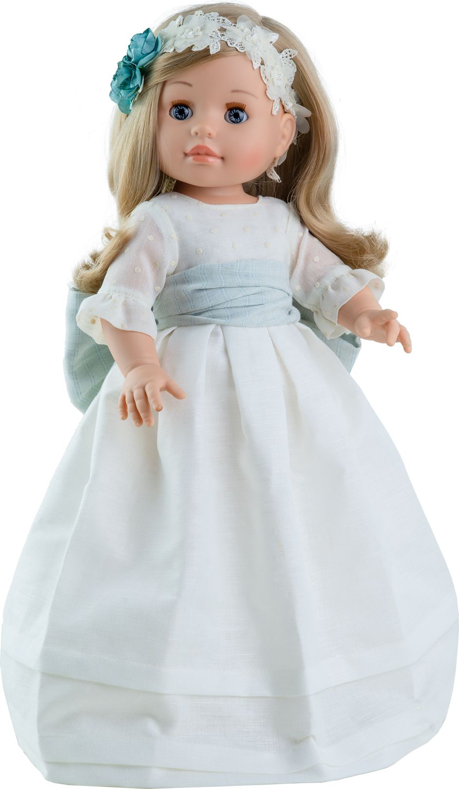 Realistická panenka  Emma v bílém  od f. Paola Reina ze Španělska - obrázek 1