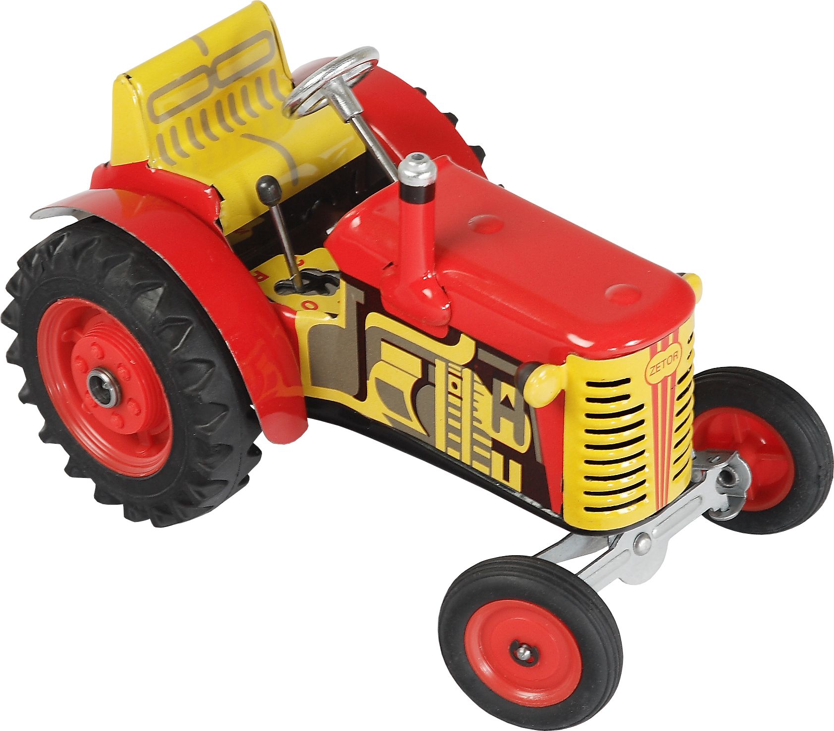 Červený traktor Zetor - plastový disky - obrázek 1