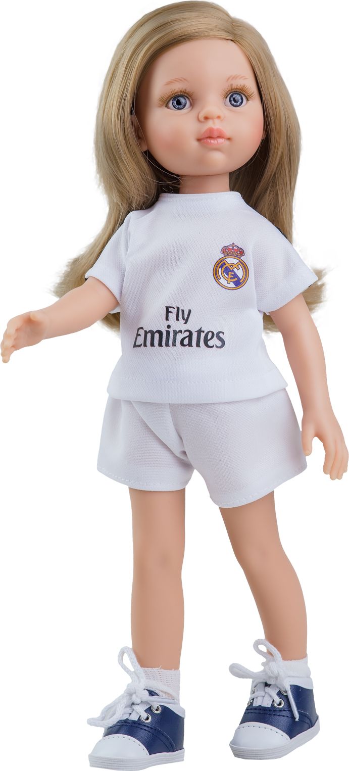 Realistická panenka fotbalistka klubu Real Madrid Carla -  od Paola Reina ze Španělska - obrázek 1