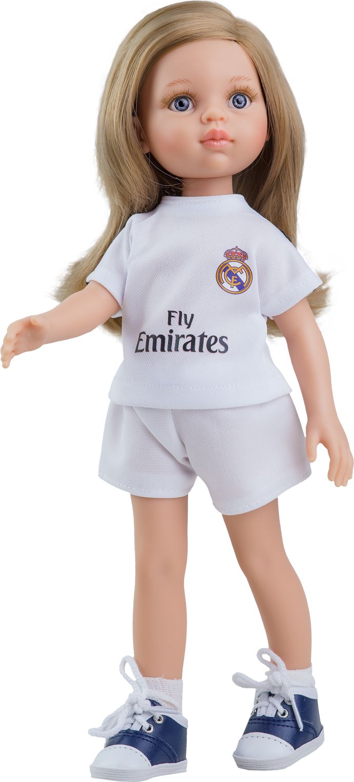 Realistická panenka fotbalistka klubu Real Madrid Carla - od Paola Reina ze Španělska - obrázek 1