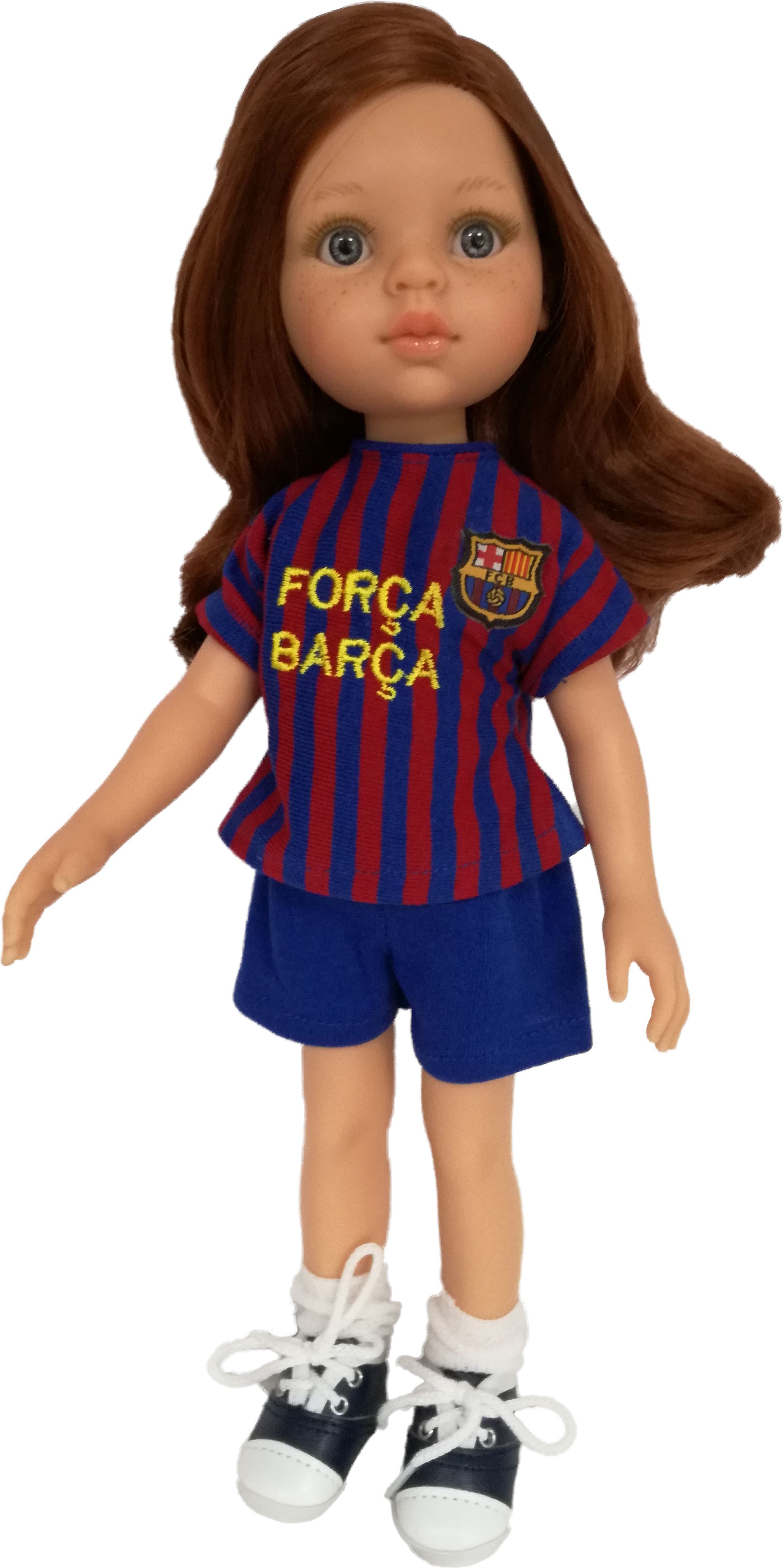 Realistická panenka fotbalistka klubu  FC Barcelona Cristi -  od Paola Reina ze Španělska - obrázek 1
