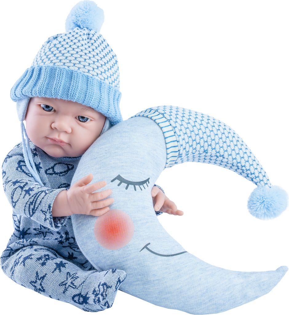 Realistické miminko - kluk - Pikolin s měsíčkem - obrázek 1