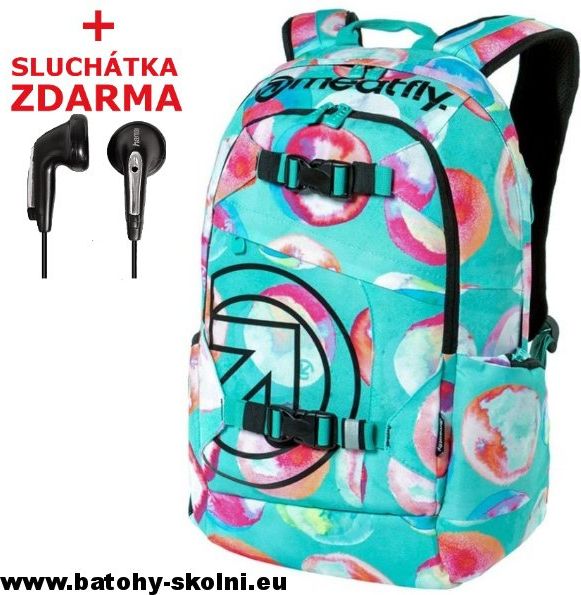 Studentský batoh Meatfly Basejumper 4 F Blossom Mint - Doprava Zdarma - obrázek 1
