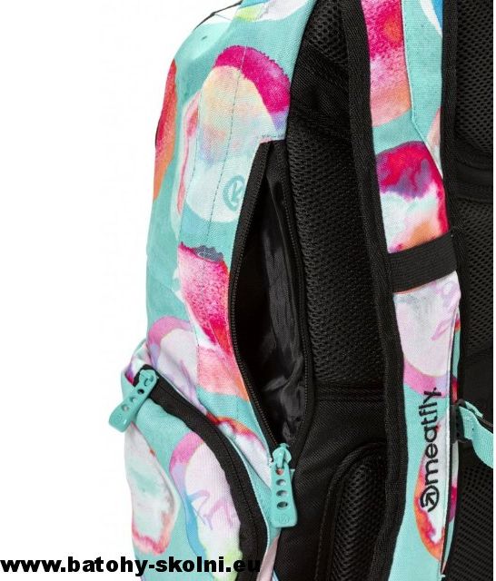 Studentský batoh Meatfly Basejumper 4 F Blossom Mint - Doprava Zdarma - obrázek 3