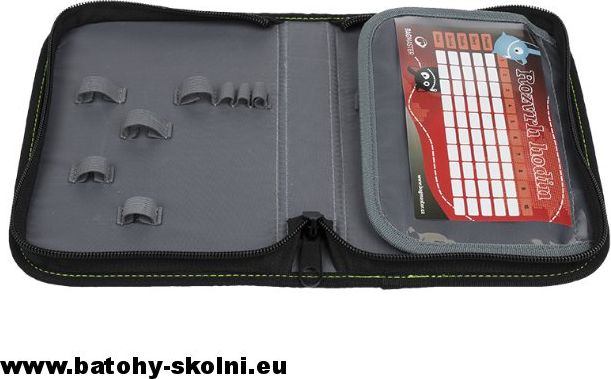 Školní jednopatrový penál Motýl Mercury 9 B Bagmaster - obrázek 4