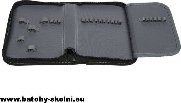 Školní jednopatrový penál Motýl Mercury 9 B Bagmaster - obrázek 5