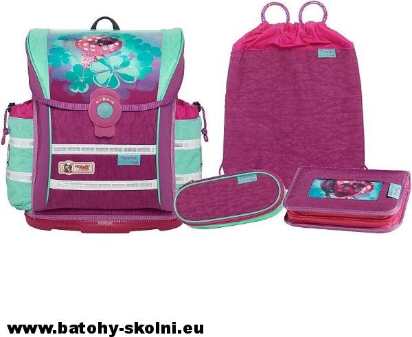 Školní aktovka McNeill 4 dílný set Ergo light 912 Beetle - Doprava Zdarma - obrázek 1