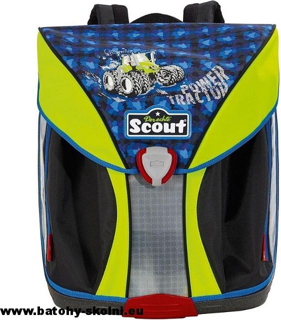 Školní batoh Scout Nano 4 dílný set Power Tractor - Doprava Zdarma - obrázek 2